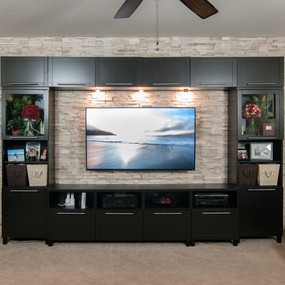 Faux Stacked Stone Panels