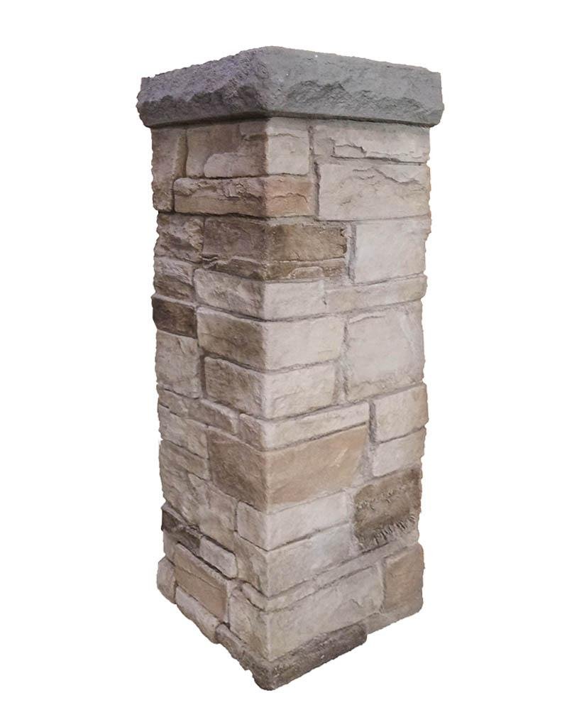 Ledgestone Wainscot Corner DP2731 | URESTONE-FauxStoneSheets –  Fauxstonesheets