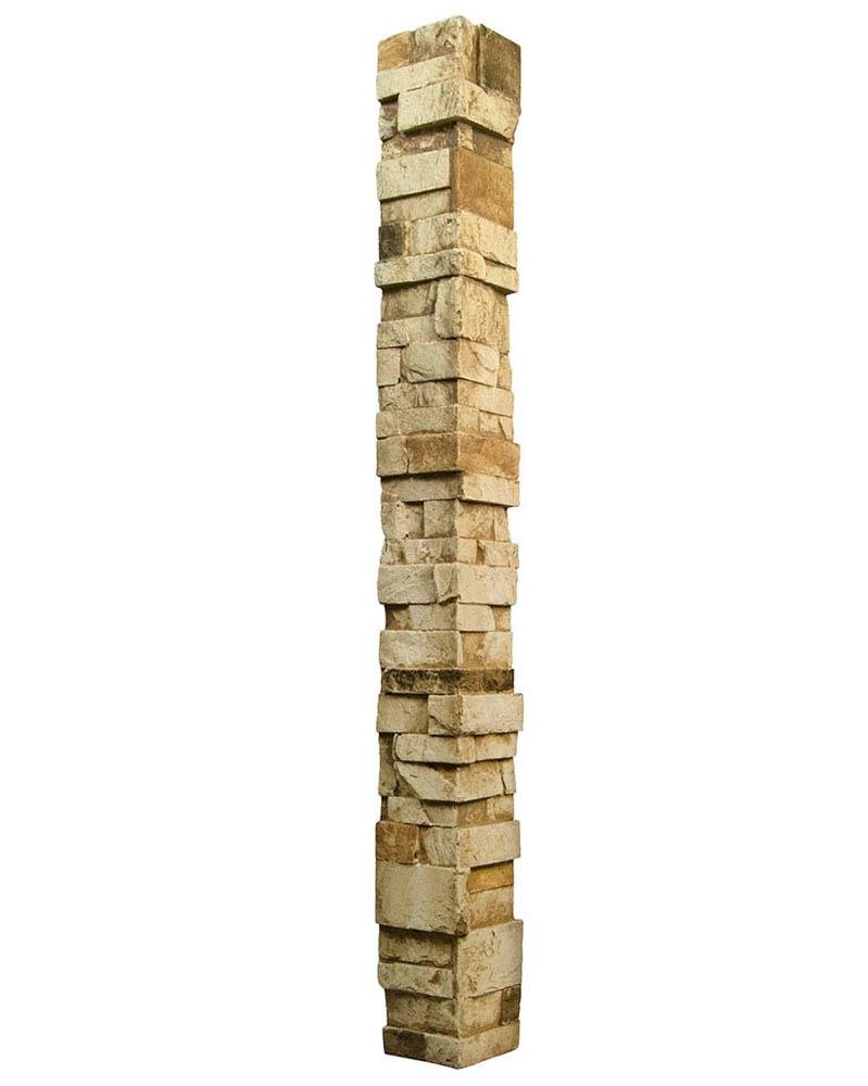 Stacked Stone 4x8 Narrow Keyless Corner DP2476 -DP2476- Fauxstonesheets
