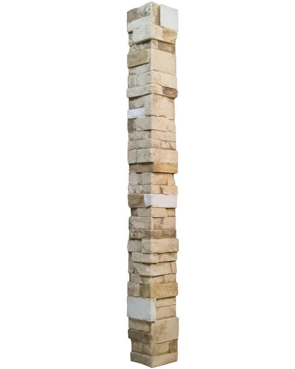 Stacked Stone 4x8 Narrow Keyless Corner DP2476 -DP2476- Fauxstonesheets