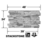 Stacked Stone Grande 2x4' UL2625 -UL2625- Fauxstonesheets