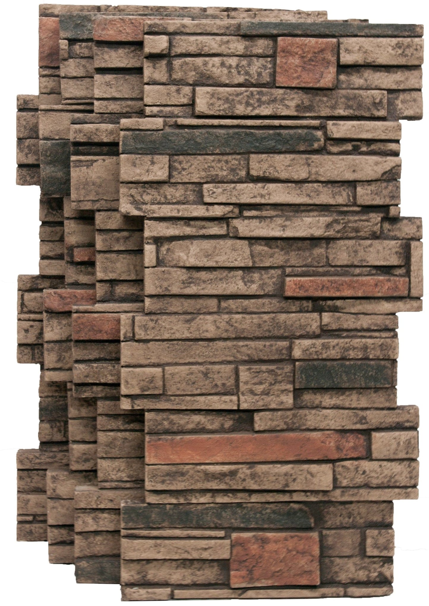 Virginia Stacked DP2805-16-36 Column Wrap (4 Pieces) -DP2860- Fauxstonesheets