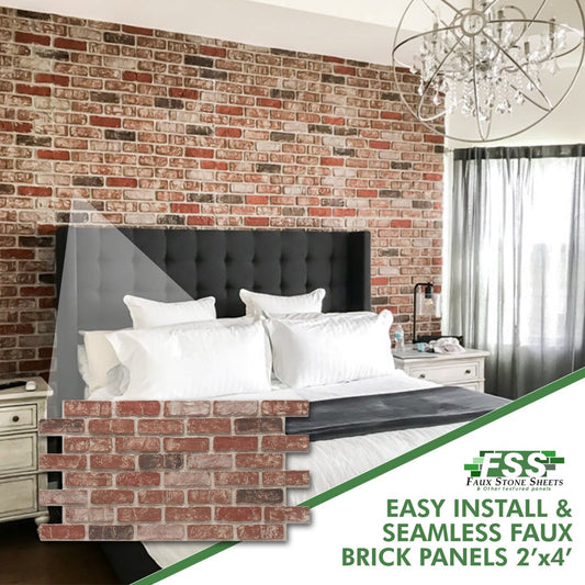 Faux Brick: The Easy-to-Install Alternative to Traditional Masonry - Fauxstonesheets