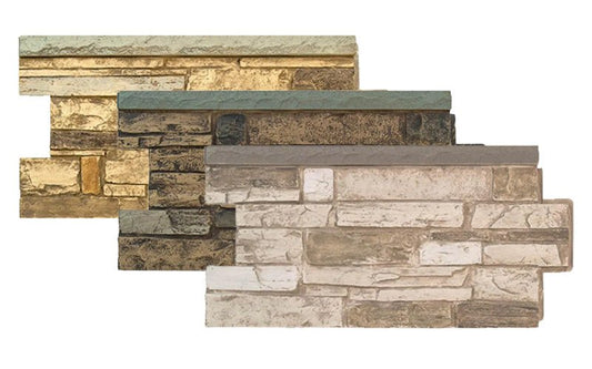 Revamp Your Home Exterior Effortlessly: Urestone Wainscot 2'x4' Panels - Fauxstonesheets