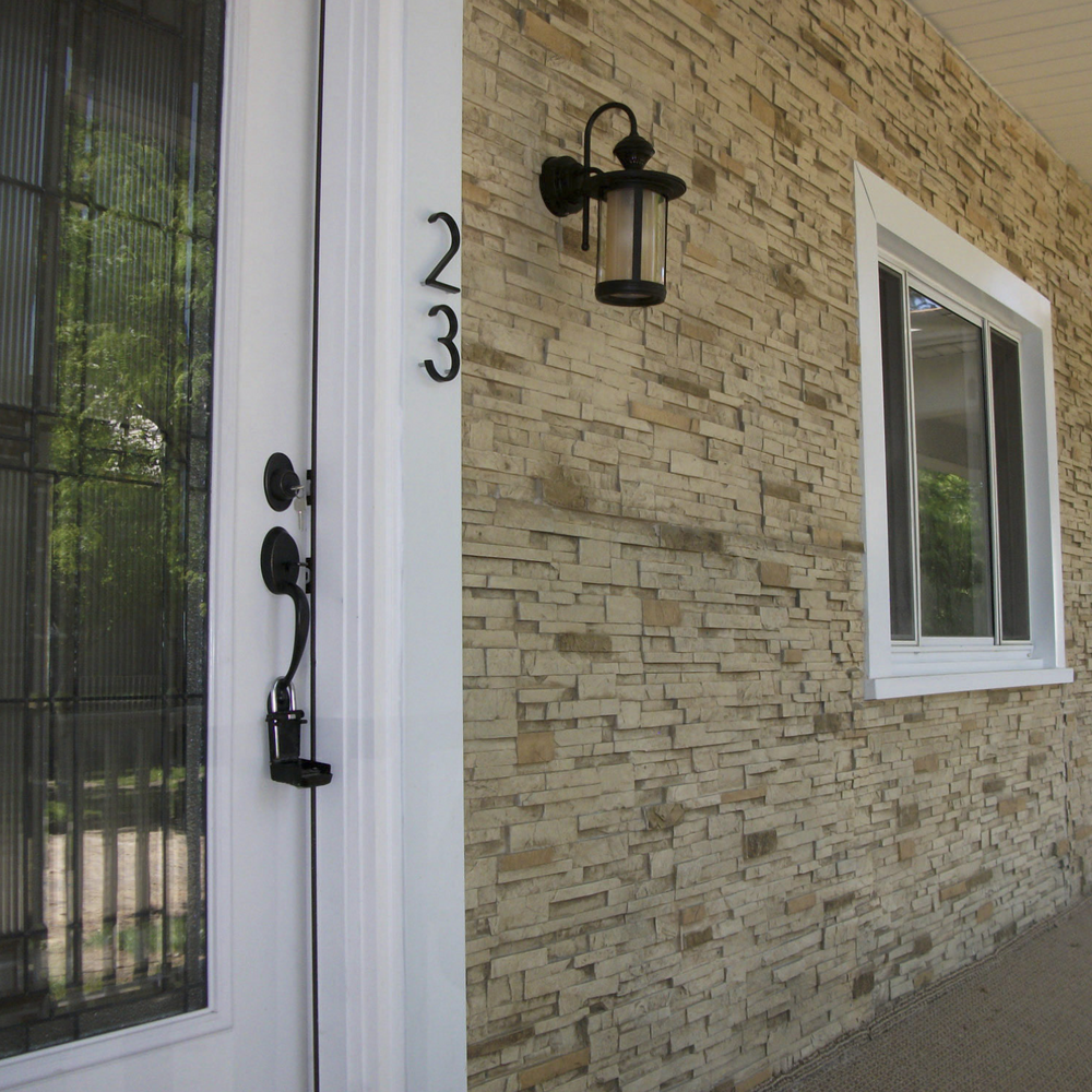 Faux Stacked Stone Panels
