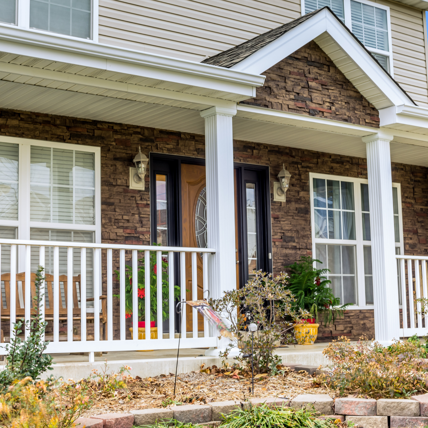 Faux Stacked Stone Panels