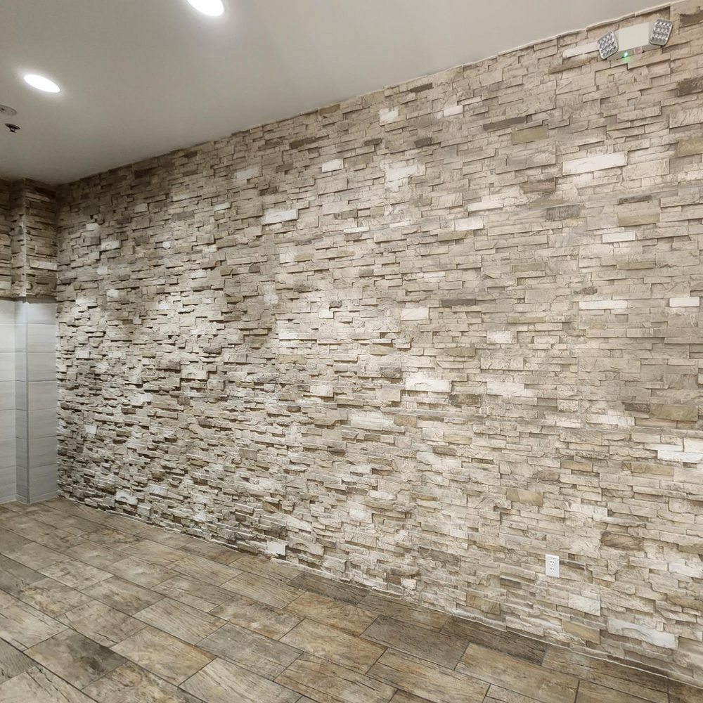 Faux Stacked Stone Panels