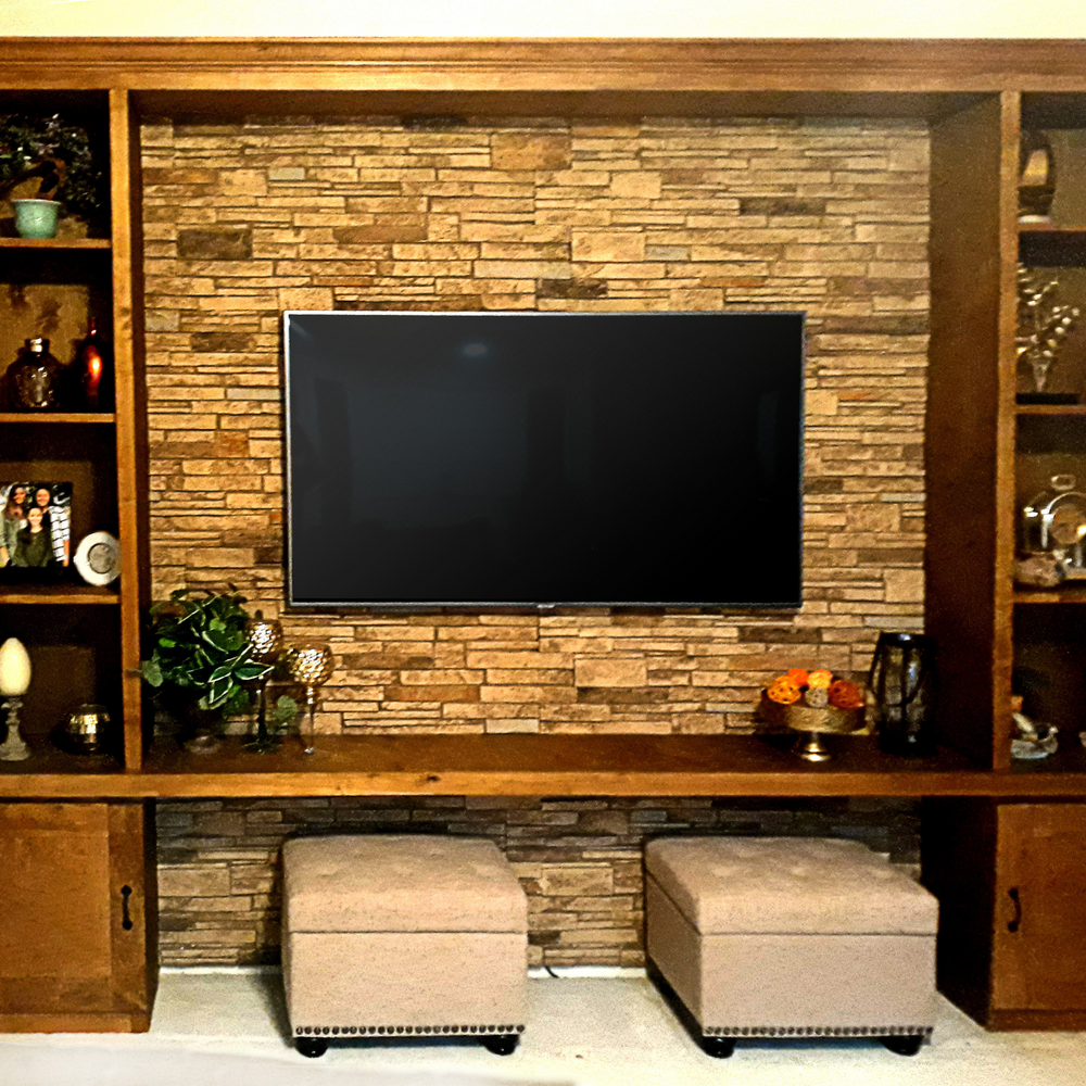 Virginia Stacked Stone Faux Panels