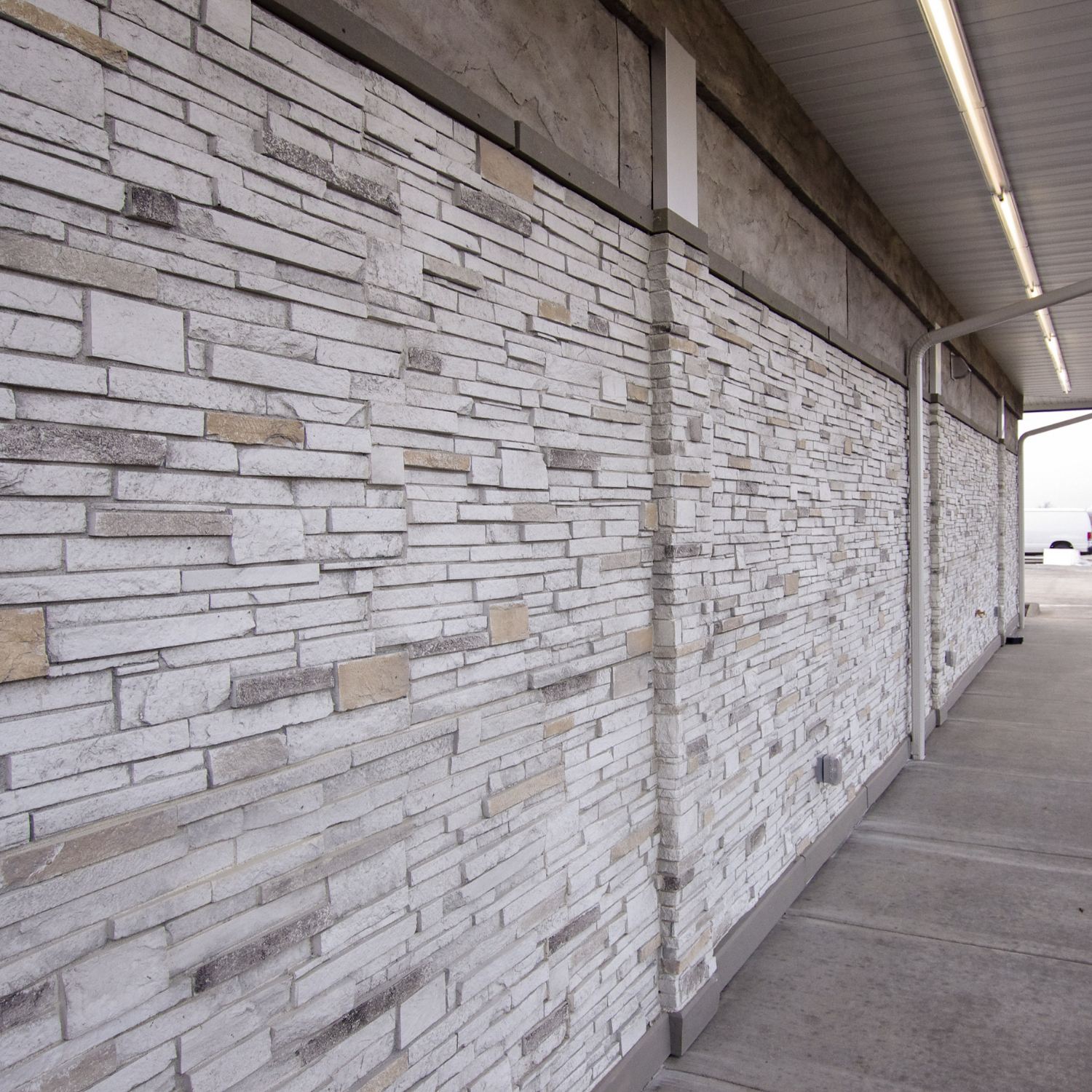 Faux Stacked Stone Panels