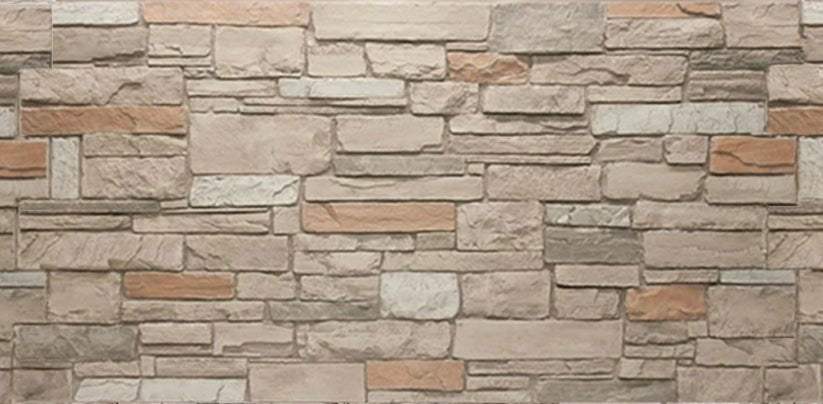 Ledgestone Keyless Corner - 7" W x 24" H UL2614 - UL2614 - Fauxstonesheets