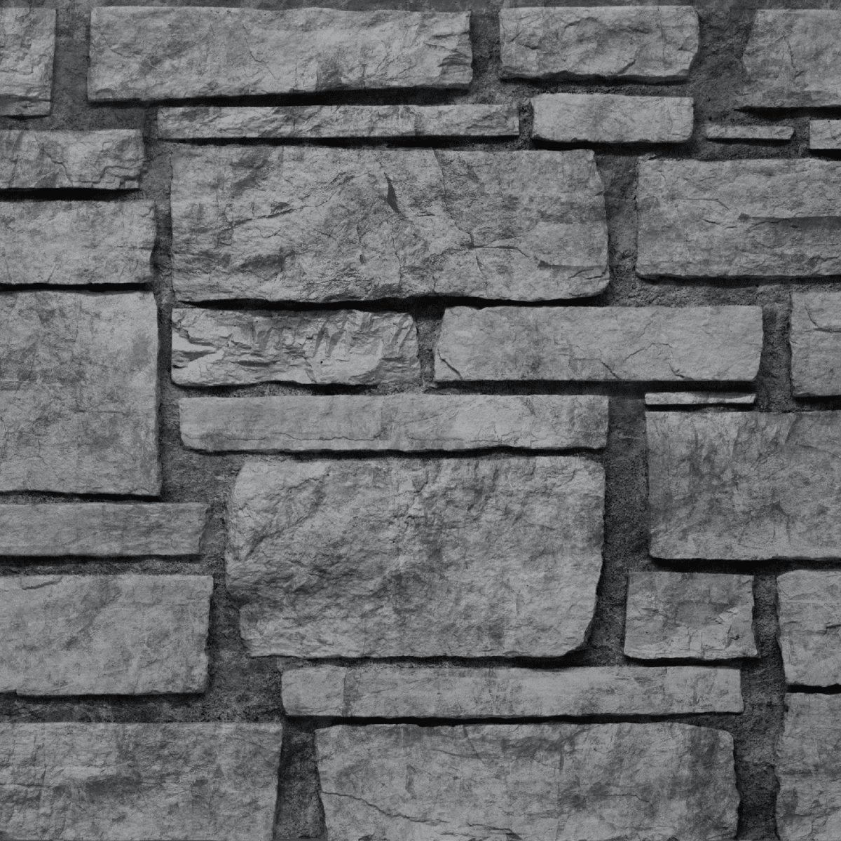 Ledgestone Wainscot Panels; 42" with Integrated Ledge | DP2730 -- Fauxstonesheets