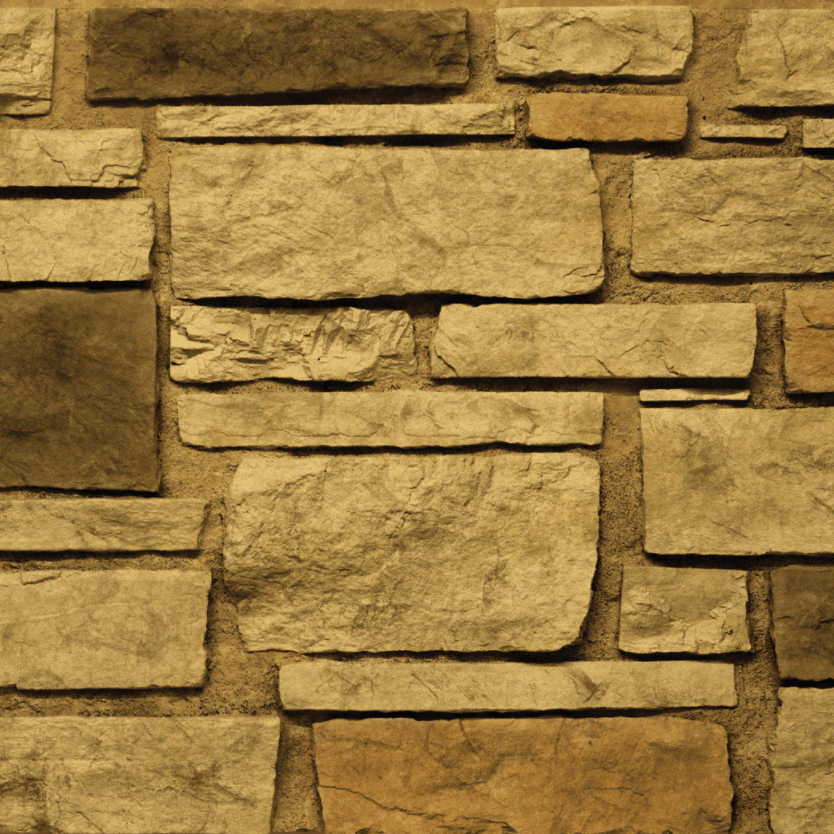 Ledgestone Wainscot Panels; 42" with Integrated Ledge | DP2730 -DP 2730-212- Fauxstonesheets