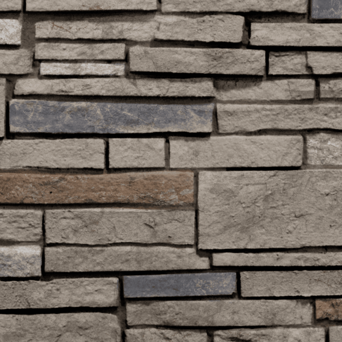 Virginia Stacked Stone Sample -SMP2465- Fauxstonesheets