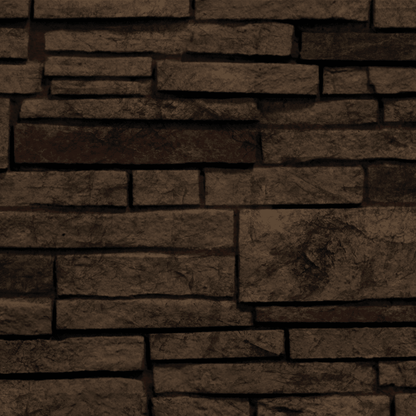 Virginia Stacked Stone Wainscot End Cap DP2725 -DP 2724-220- Fauxstonesheets