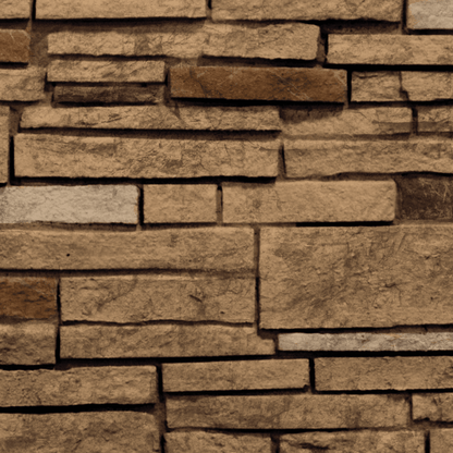 Virginia Stacked Stone Wainscot End Cap DP2725 -DP 2724-222- Fauxstonesheets