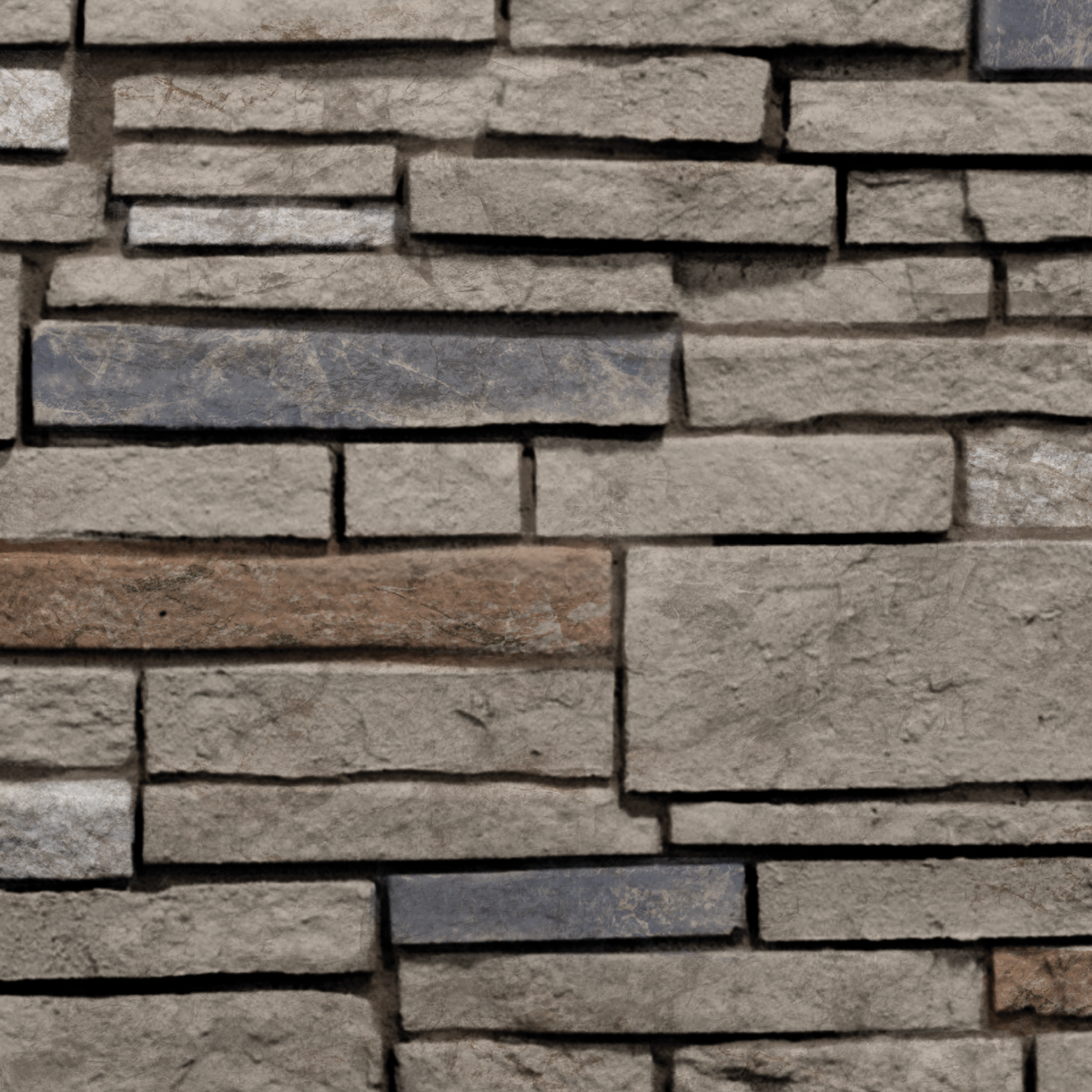 Virginia Stacked Stone Keyless Corner DP2467