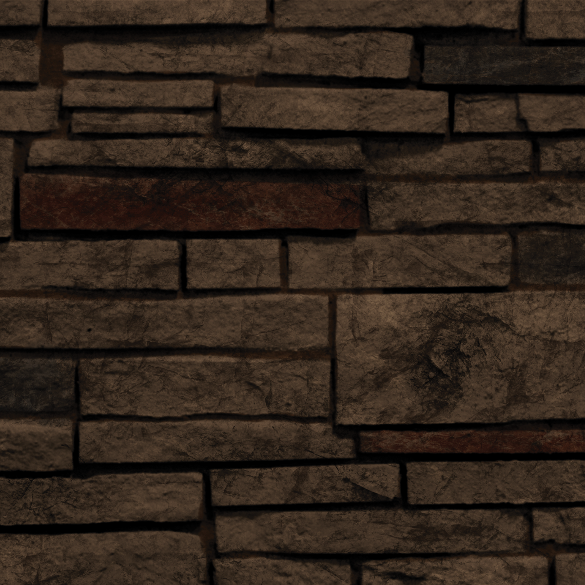 Virginia Stacked Stone Keyless Corner DP2467