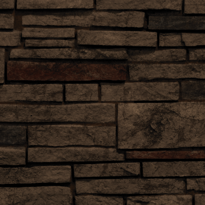 Virginia Stacked Stone Keyless Corner DP2467
