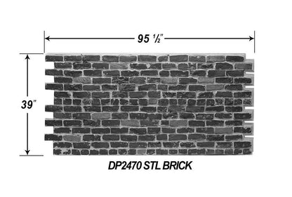 Dimensions - St. Louis Brick DP2470 -DP2470- Fauxstonesheets