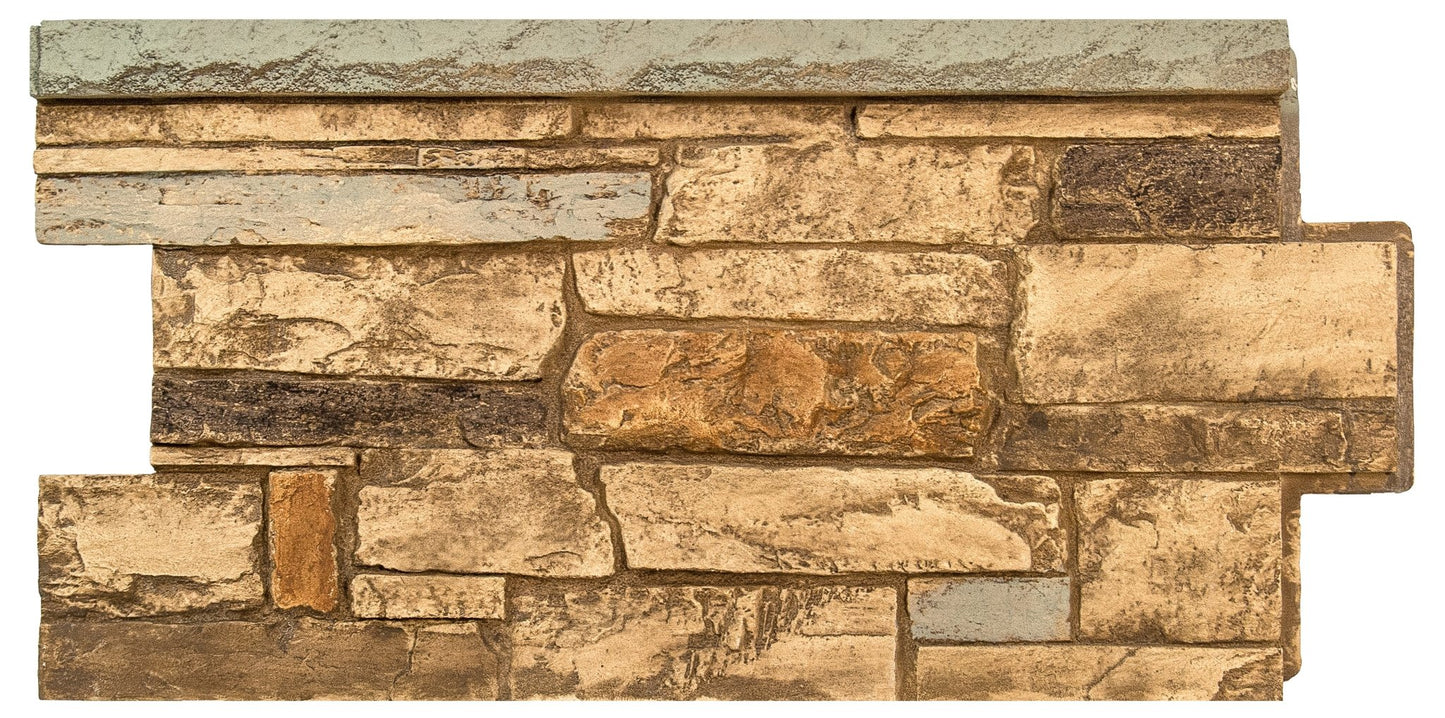 Ledgestone 2x4' Wainscot UL2612 -UL2612- Fauxstonesheets