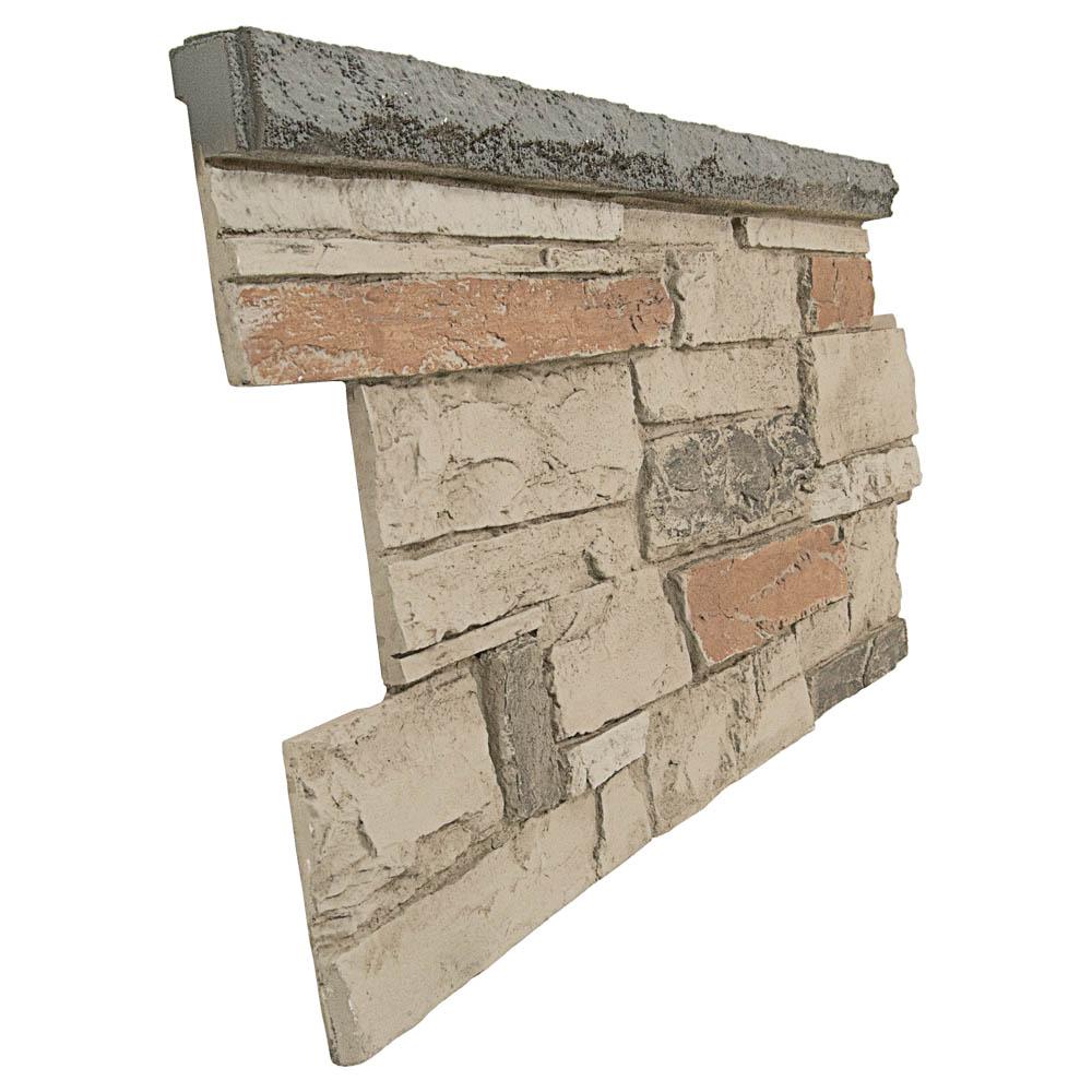 Ledgestone 2x4' Wainscot UL2612 -UL2612- Fauxstonesheets