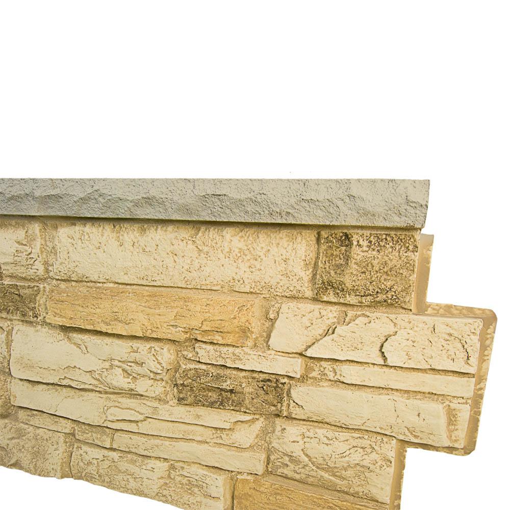 Ledgestone 2x4' Wainscot UL2612 -UL2612- Fauxstonesheets