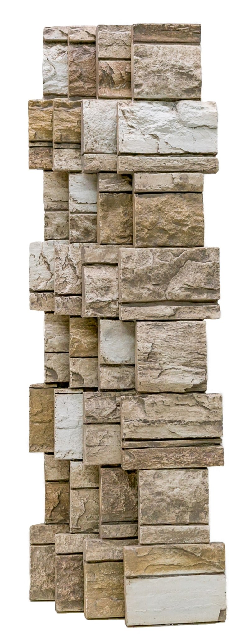 Ledgestone 8" x 48" Column Wrap (4 Pieces) -DP2804-8-48- Fauxstonesheets