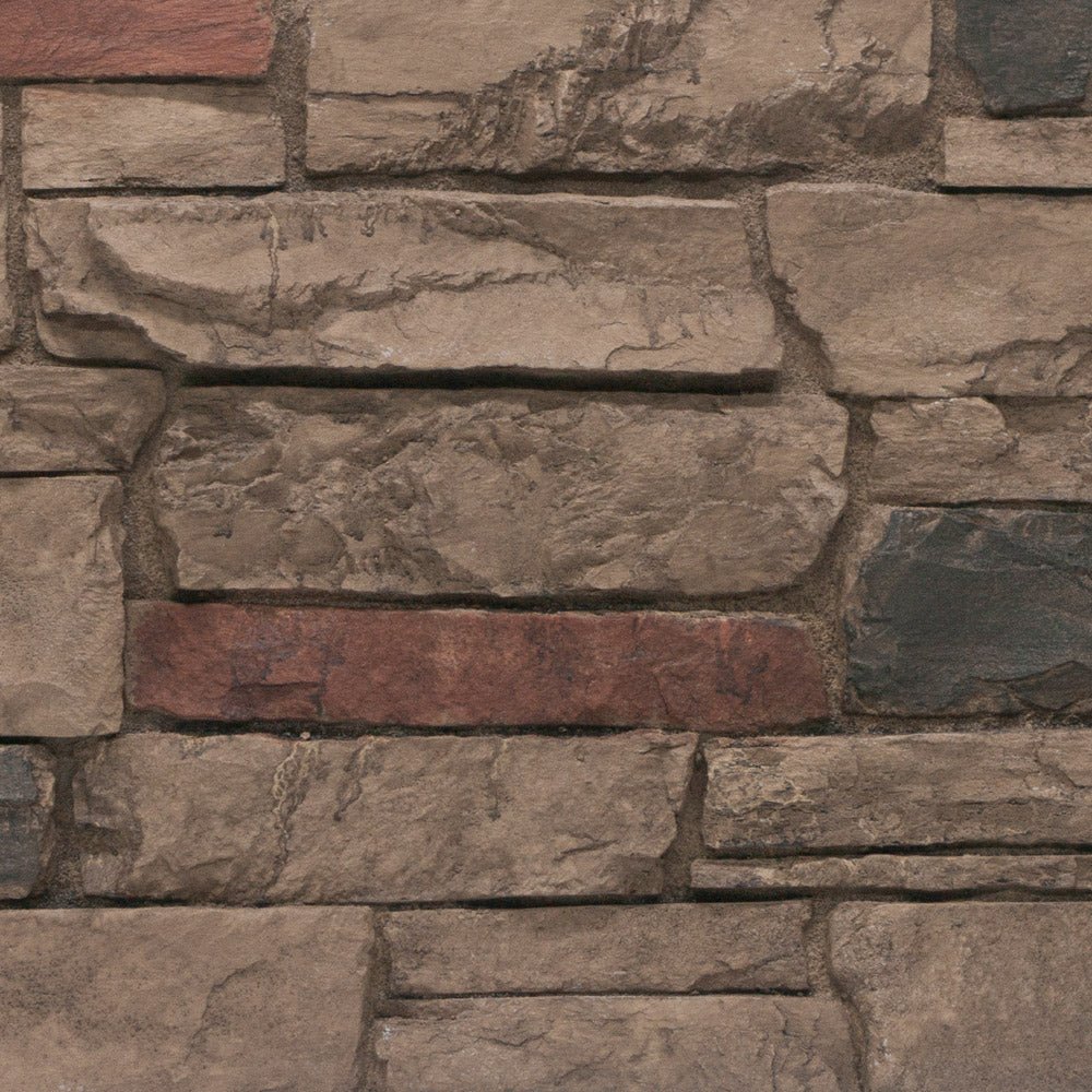 Ledgestone 8" x 48" Column Wrap (4 Pieces) -DP2804-8-48- Fauxstonesheets