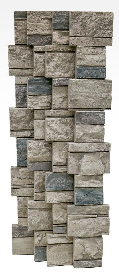 Ledgestone 8" x 48" Column Wrap (4 Pieces) -DP2804-8-48- Fauxstonesheets