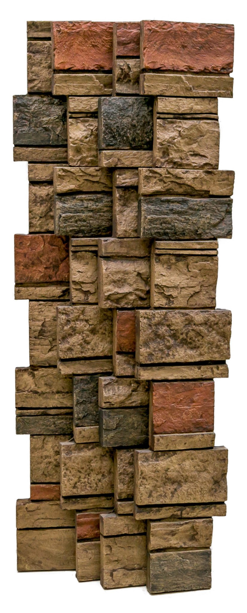 Ledgestone 8" x 48" Column Wrap (4 Pieces) -DP2804-8-48- Fauxstonesheets