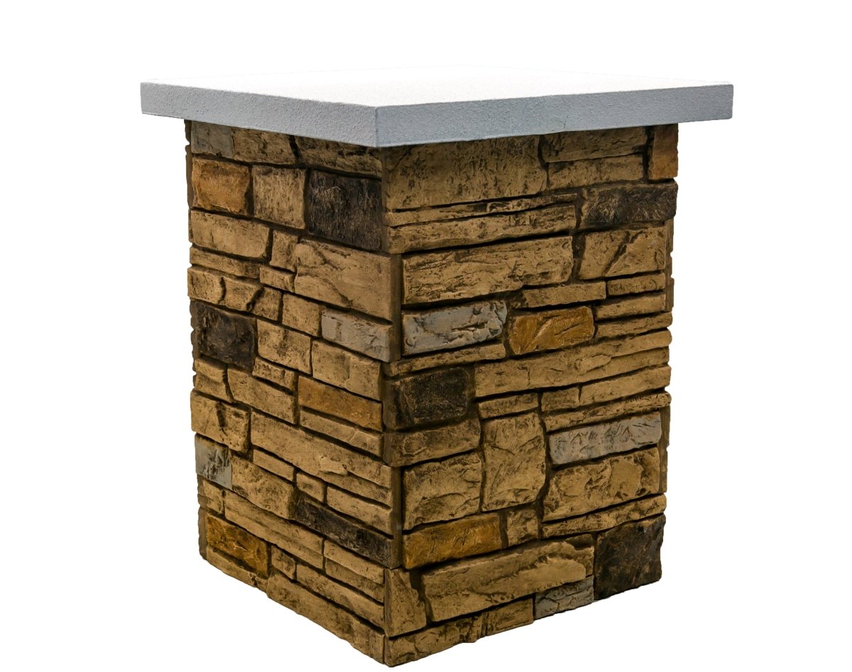 Ledgestone Column Wrap Kit for up to 24" Columns - DP2804-24-36 - Fauxstonesheets