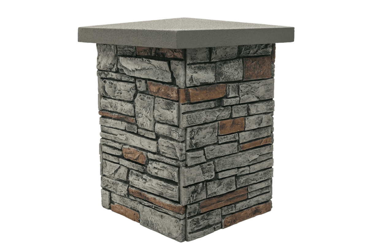 Ledgestone Column Wrap Kit for up to 24" Columns - DP2804-24-36 - Fauxstonesheets