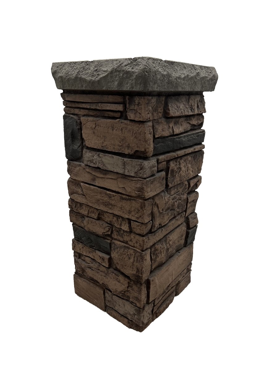 Ledgestone Wainscot Corner DP2731 -DP2731- Fauxstonesheets