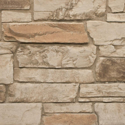 Ledgestone Wainscot End Cap(left) DP2733 -DP2733- Fauxstonesheets