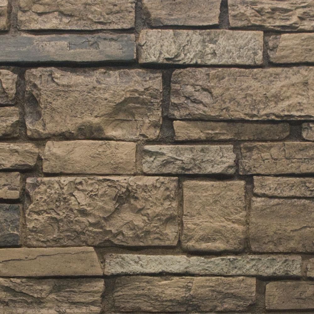 Ledgestone Wainscot End Cap(left) DP2733 -DP2733- Fauxstonesheets