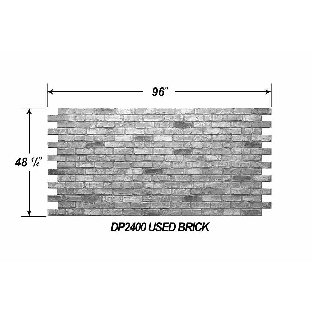 Used Brick Interior 4x8' DP2400 -DP2400- Fauxstonesheets