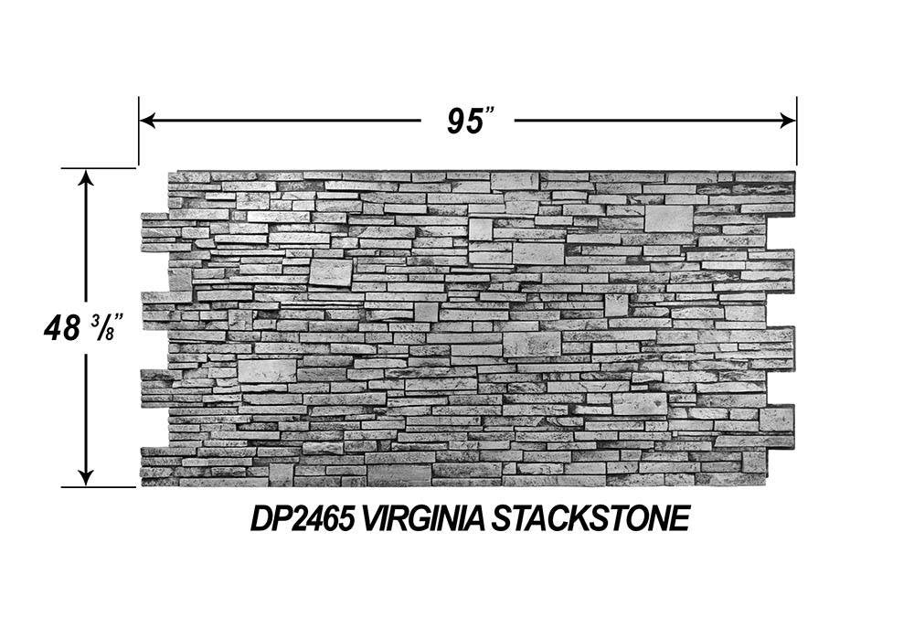 Virginia Stacked Stone DP2465 -DP2465- Fauxstonesheets