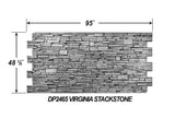 Virginia Stacked Stone DP2465 -DP2465- Fauxstonesheets