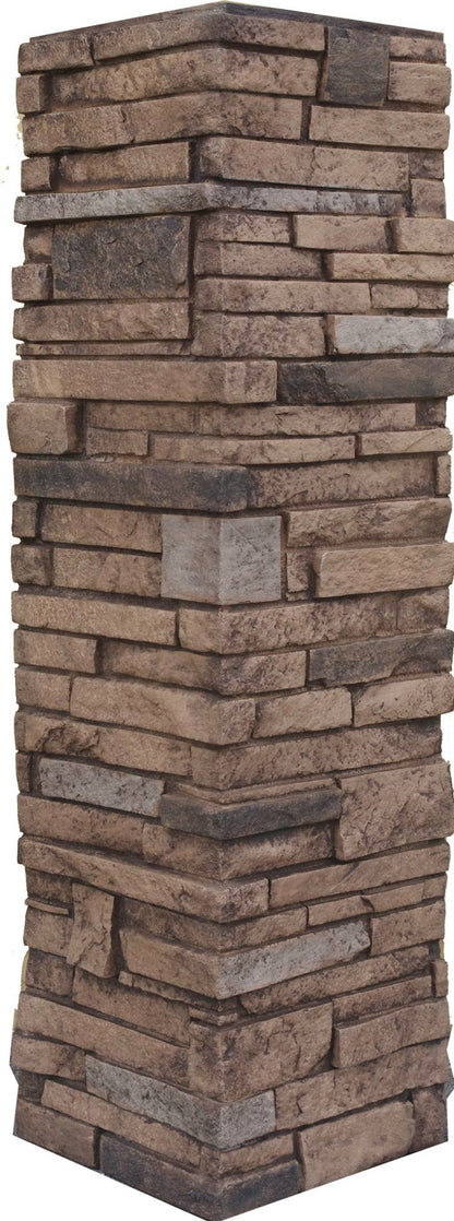 Virginia Stacked Stone Keyless Corner DP2467 -DP2467- Fauxstonesheets