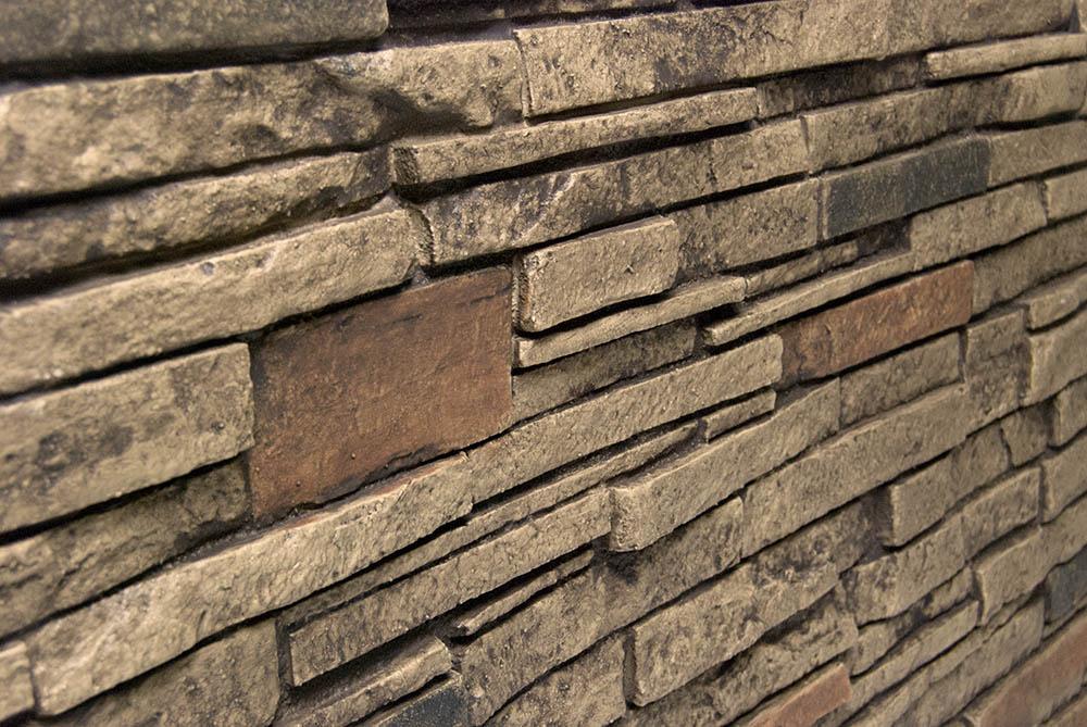 Virginia Stacked Stone Wainscot Corner DP2723 -DP2723- Fauxstonesheets