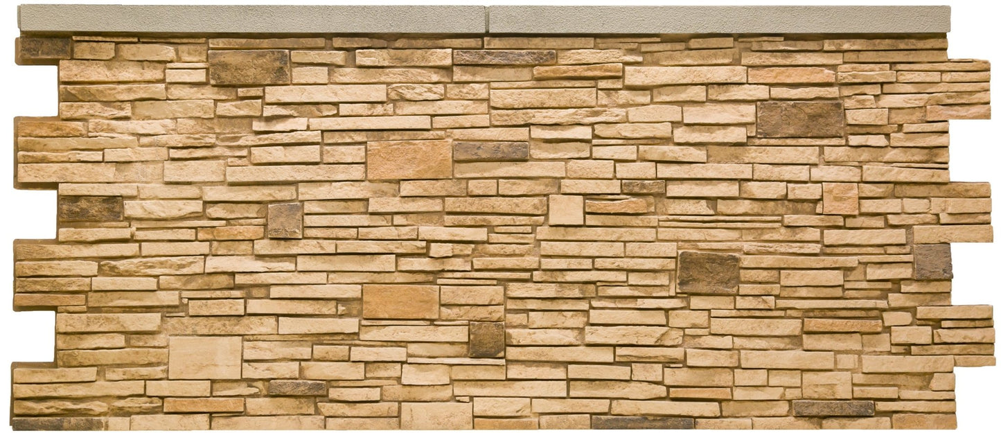 Virginia Stacked Stone Wainscot DP2722 -DP2722- Fauxstonesheets