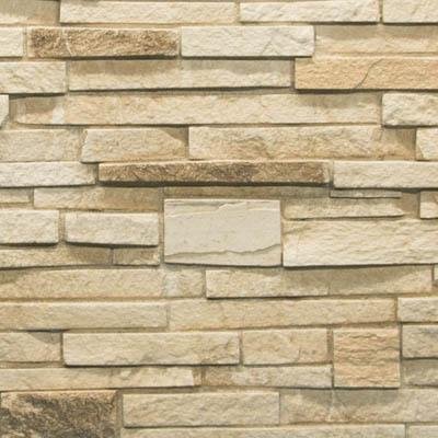 Virginia Stacked Stone Wainscot End cap (left) DP2724 -DP2724- Fauxstonesheets