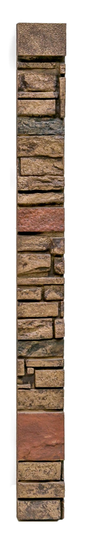 Virginia Stacked Stone Wainscot End Cap (universal) DP2724 -DP2724- Fauxstonesheets